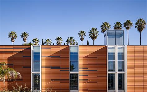 Palomar College San Diego California Palm Trees Wooden Building