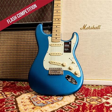 Fender American Performer Stratocaster in Satin Lake Placid Blue - #5 - The Guitar Marketplace