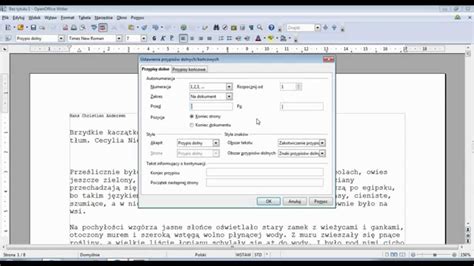 Formatowanie przypisów dolnych i końcowych OpenOffice Writer YouTube