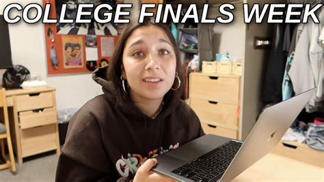 A REALISTIC FINALS WEEK VLOG YouTube