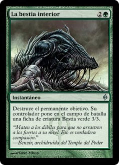 La bestia interior (Beast Within) · New Phyrexia (NPH) #103 · Scryfall ...