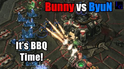 A HELLION Timing Bunny Vs ByuN StarCraft 2 SC2 Dreamhack Valencia