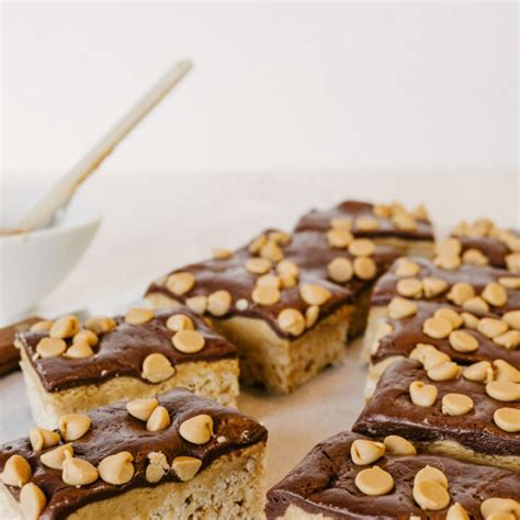 Peanut Butter Chocolate Rice Crispy Bar Taste Before Beauty