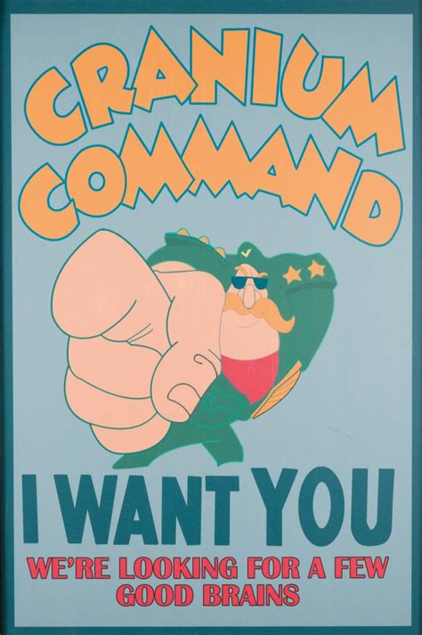 original cranium command poster auction