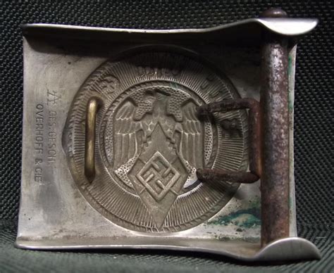 Crow Valley Militaria Ww German Hitler Youth Buckle Double Marked