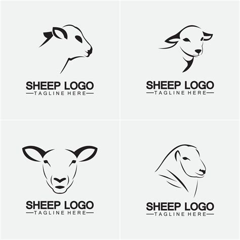 Sheep Logo Vector Art, Icons, and Graphics for Free Download