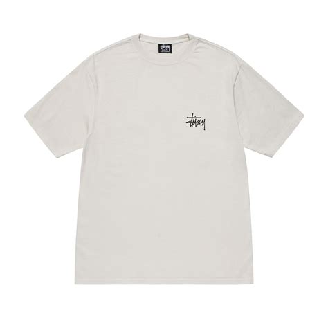 Stussy Basic Stüssy Pigment Dyed T Shirt Natural 1904838 Nat