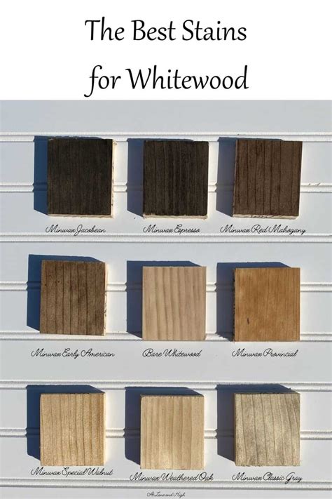 The Best Wood Stains For Whitewood