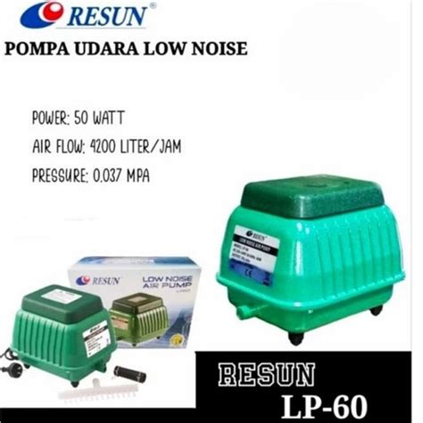 Promo Pompa Aerator Resun LP 60 Aerator Pompa Udara Aquarium Low Noise