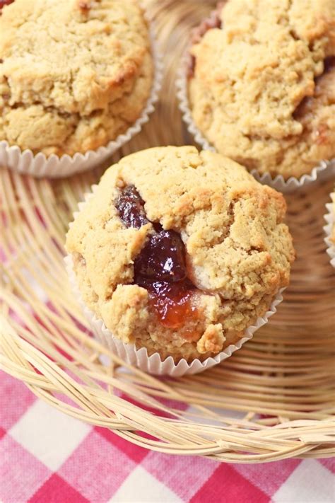 Peanut Butter And Jam Jelly Muffins Recipe Recipe Peanut Butter