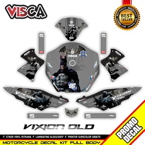 Decal Vixion Old Body Stiker Vixion Old Full Body Striping Vixion Old