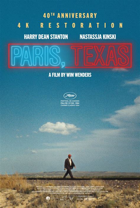 Paris Texas Original R2024 Us One Sheet Movie Poster Posteritati