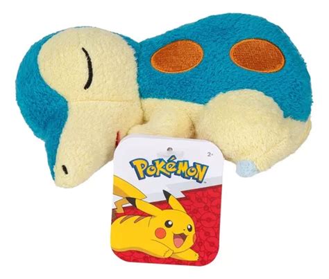 Pokemon Peluche Sleeping Cyndaquil De 13 Cm Color Celeste MercadoLibre