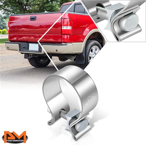 Id T Stainless Steel Catback Exhaust Pipe Narrow Band Clamp