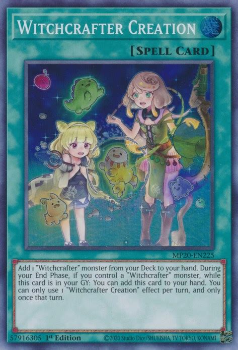 Witchcrafter Creation 2020 Tin Of Lost Memories YuGiOh