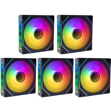 Prism ARGB PWM Infinity Mirror Fans 120mm 5 Pack Empowered PC