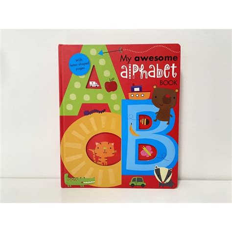 My Awesome Alphabet Book Board Book Brand New Abc Letters Shopee