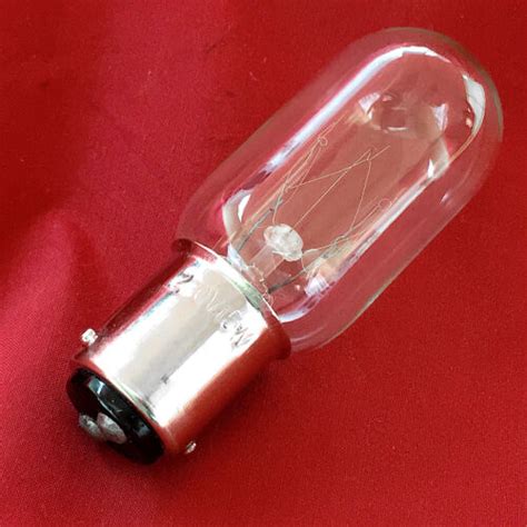 Sewing Machine Lamp Push In Bayonet Light Bulb 15W BA15D For Vtg SINGER