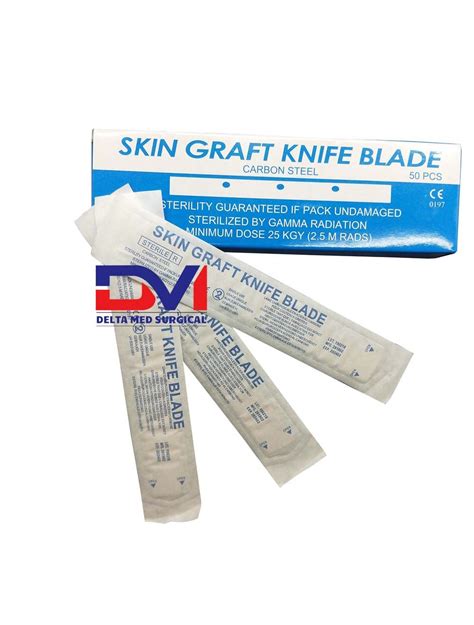 Skin Grafting Blade Dermatome Blade For Skin Graft Delta Med Surgical