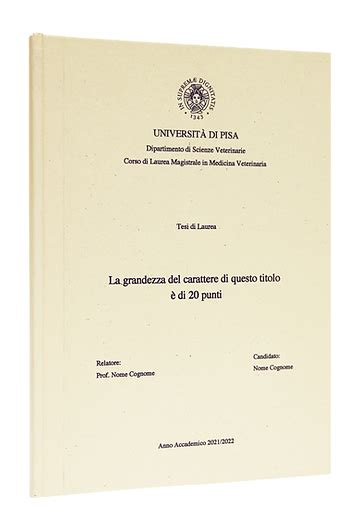 Rilegatura Tesi Di Laurea Pisa Tesi Artigianali