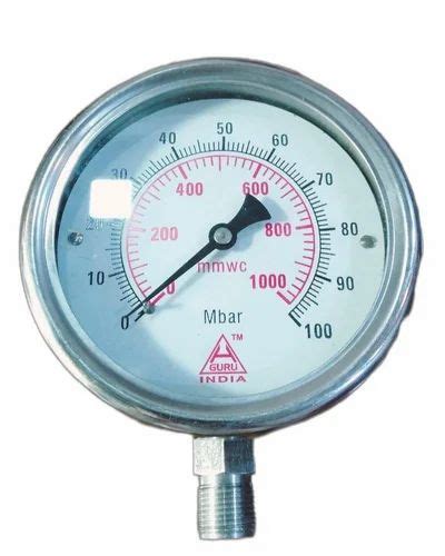 1 5 Inch 40 Mm Stainless Steel Pressure Gauges 100 Bar At Rs 900 In