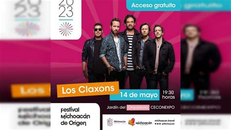 Hoy el penúltimo concierto del Festival Michoacán de Origen con Los Claxons