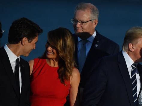 Melania Trump Justin Trudeau G7 Air Kiss Like A ‘vogue Ad