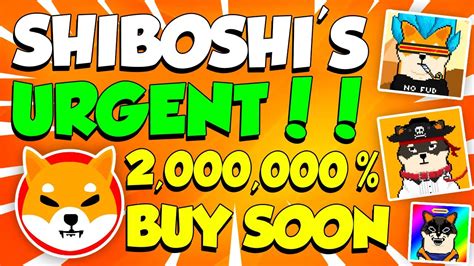 Shiba Inu Coin To Shiboshi S Are Here Youtube