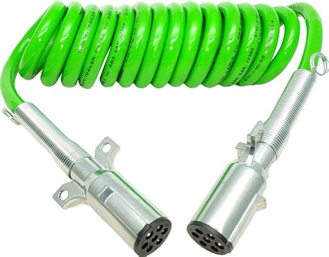 Amazon Torque Way Coiled Trailer Cord Ft Green Abs Electrical