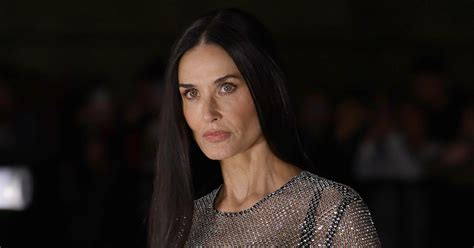 Demi Moore W Naked Dress Na Urodzinach Marki Dolce Gabbana