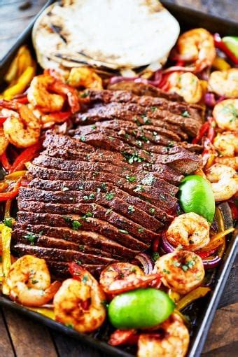 Steak And Shrimp Sheet Pan Fajitas No 2 Pencil