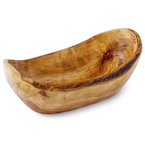 Decorative Olive Wood Fruit Bowl, Centerpiece Bowl, Wooden Bowl for ...