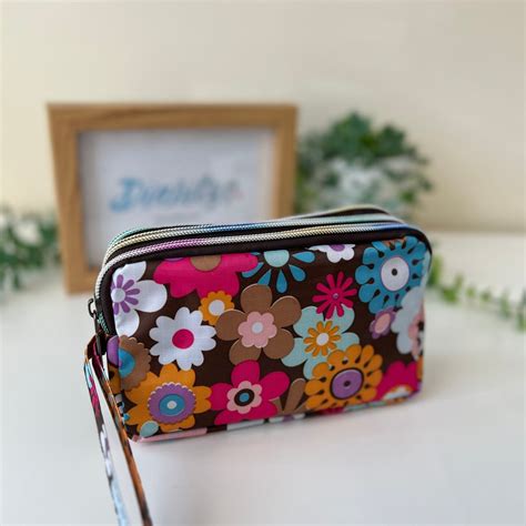 Retro Flowers Diabetic Kit Bag, Diabetes Accessory Organiser, Insulin ...