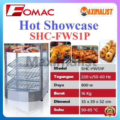 Jual Fomac Shc Fws P Display Cabinet Food Warmer Mesin Penghangat