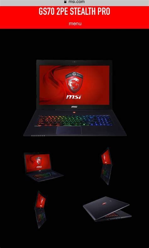 Msi Gs70 Stealth Pro 970m 173 Inches World Thinnest Gaming Laptop