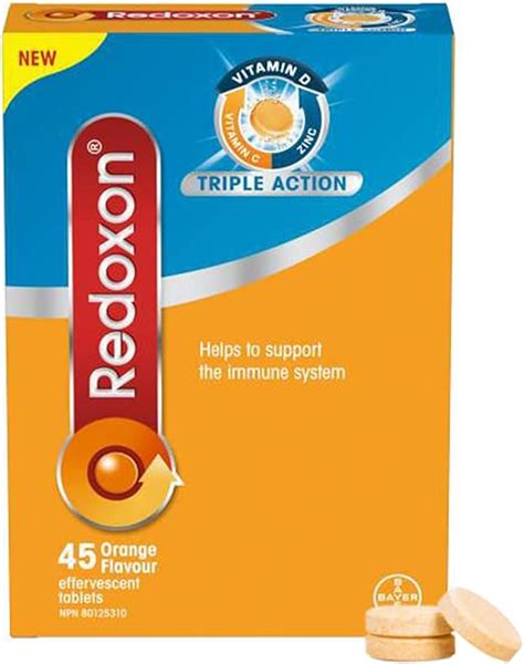 Redoxon Triple Action Vitamin C Vitamin D And Zinc Effervescent