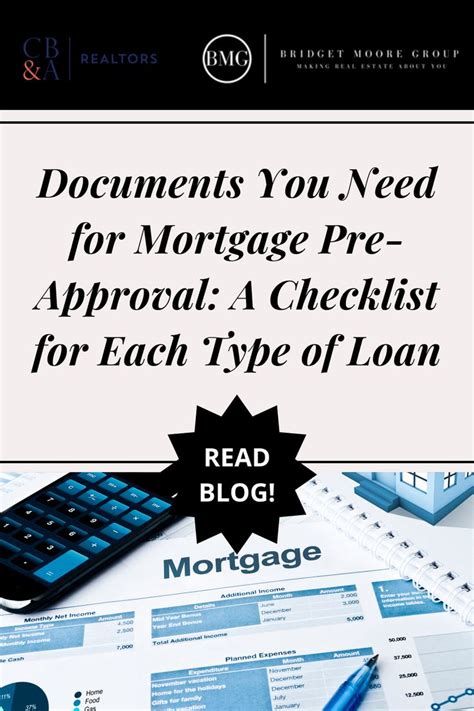 Mortgage Pre-Approval Checklist: Documents for Each Loan Type