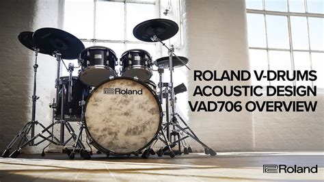 Overview Of Roland V Drums Acoustic Design VAD706 Electronic Drum Kit