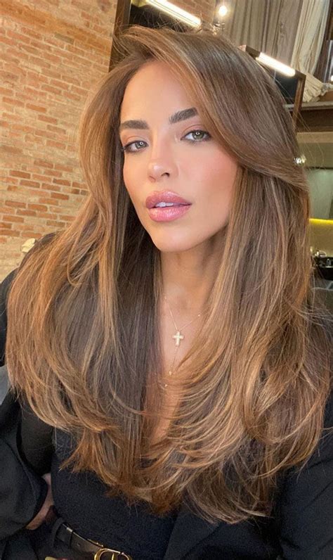 30 Flowing Long Layered Haircuts In 2024 French Balayage Long Layers In 2024 Light Brunette