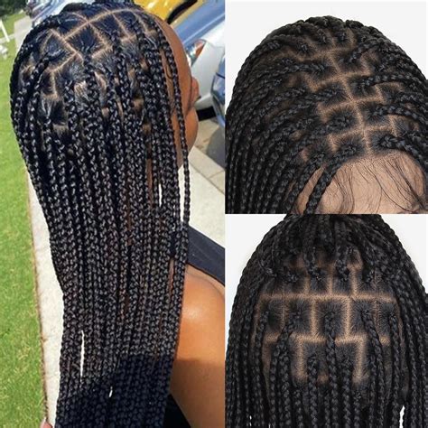 Amazon Kraler Inch Braided Wigs For Black Women Knotless Box