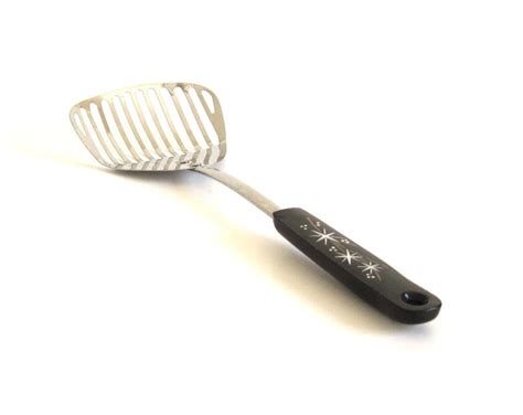 Ekco Kitchamajig Kitchen Utensil Vintage Atomic Starburst Handle Black White Gold - Etsy