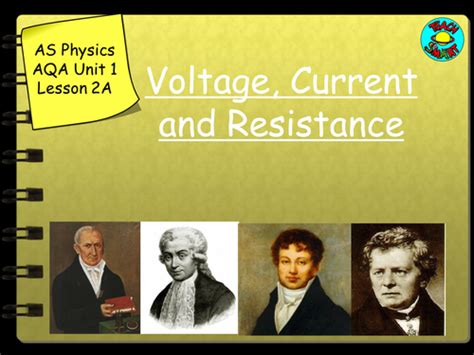 As Physics Voltage Current And Resistance Teaching Resources