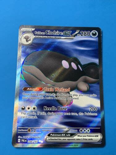 Pokémon TCG Paldean Clodsire ex SV02 Paldea Evolved 244 193 Ultra Rare