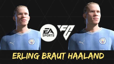 EAFC24 Erling Braut Haaland Pro Club Faces Creation Career Mode