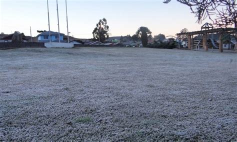 Serra Catarinense Registra Frio De Cinco Graus Negativos Jornal O Globo