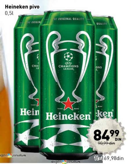 Heineken Svetlo Pivo U Konzervi L Cena Na Akciji Roda S