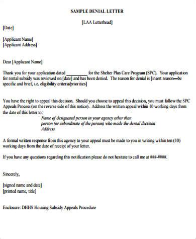 Free Sample Appeal Letter Templates In Pdf Ms Word Pages