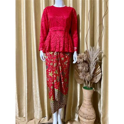 Jual Promo SETELAN KEBAYA BROkAT PITA KEBAYA SERAGAMAN PESTA KEBAYA