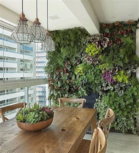 Jardins Verticais Em Varandas - Pin de Ana em A JARDINS VARANDAS E ÁREAS GOURMET | Jardim vertical ...