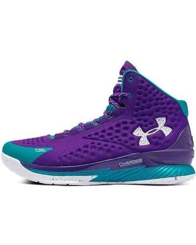 Purple Under Armour Shoes for Men | Lyst